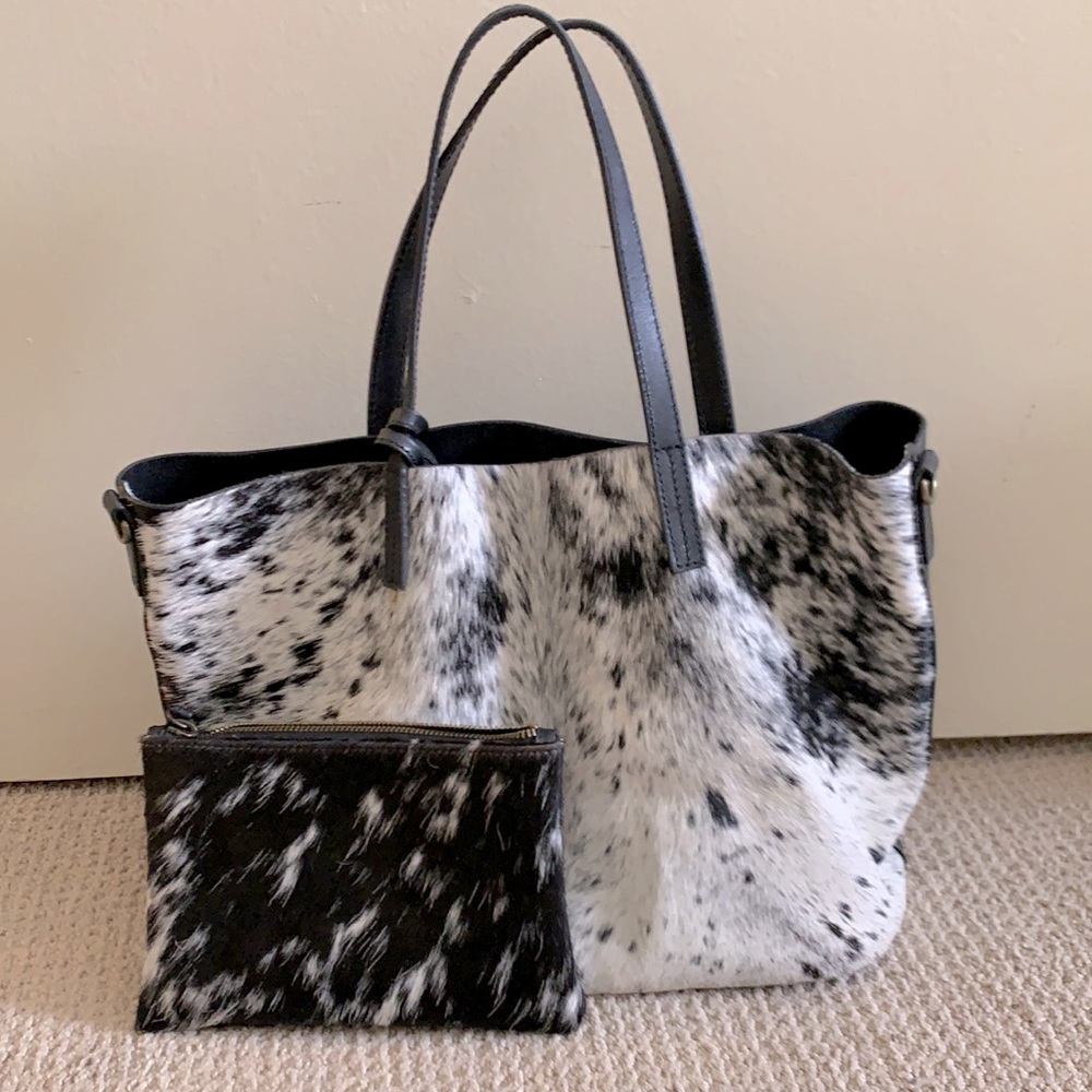 Faux Fur Bag Set